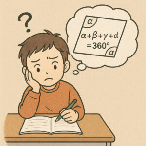 【WEBｱﾌﾟﾘ】四角形の内角の和