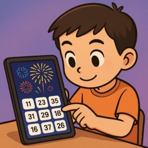 【WEBｱﾌﾟﾘ】素数花火