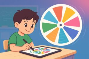 【WEBｱﾌﾟﾘ】ぶんぶん独楽のもようづくり