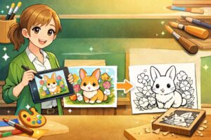 【先生用】ぬり絵メーカー