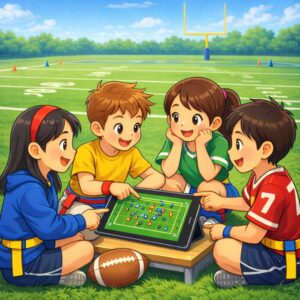 【WEBｱﾌﾟﾘ】作戦を考えよう！タグラグビー作戦ボード