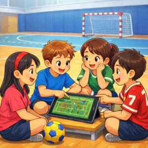 【WEBｱﾌﾟﾘ】作戦を考えよう！ハンドボール作戦ボード