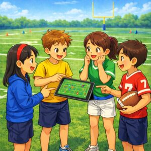 【WEBｱﾌﾟﾘ】作戦を考えよう！フラッグフットボール作戦ボード