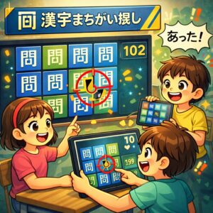 【漢字アプリ】違う漢字はどれ？！まちがい漢字探し