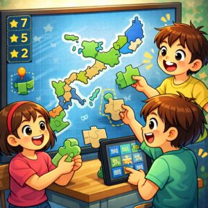 【社会科アプリ】沖縄本島市町村パズル