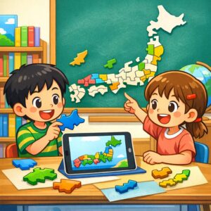 【社会科アプリ】日本地図パズル